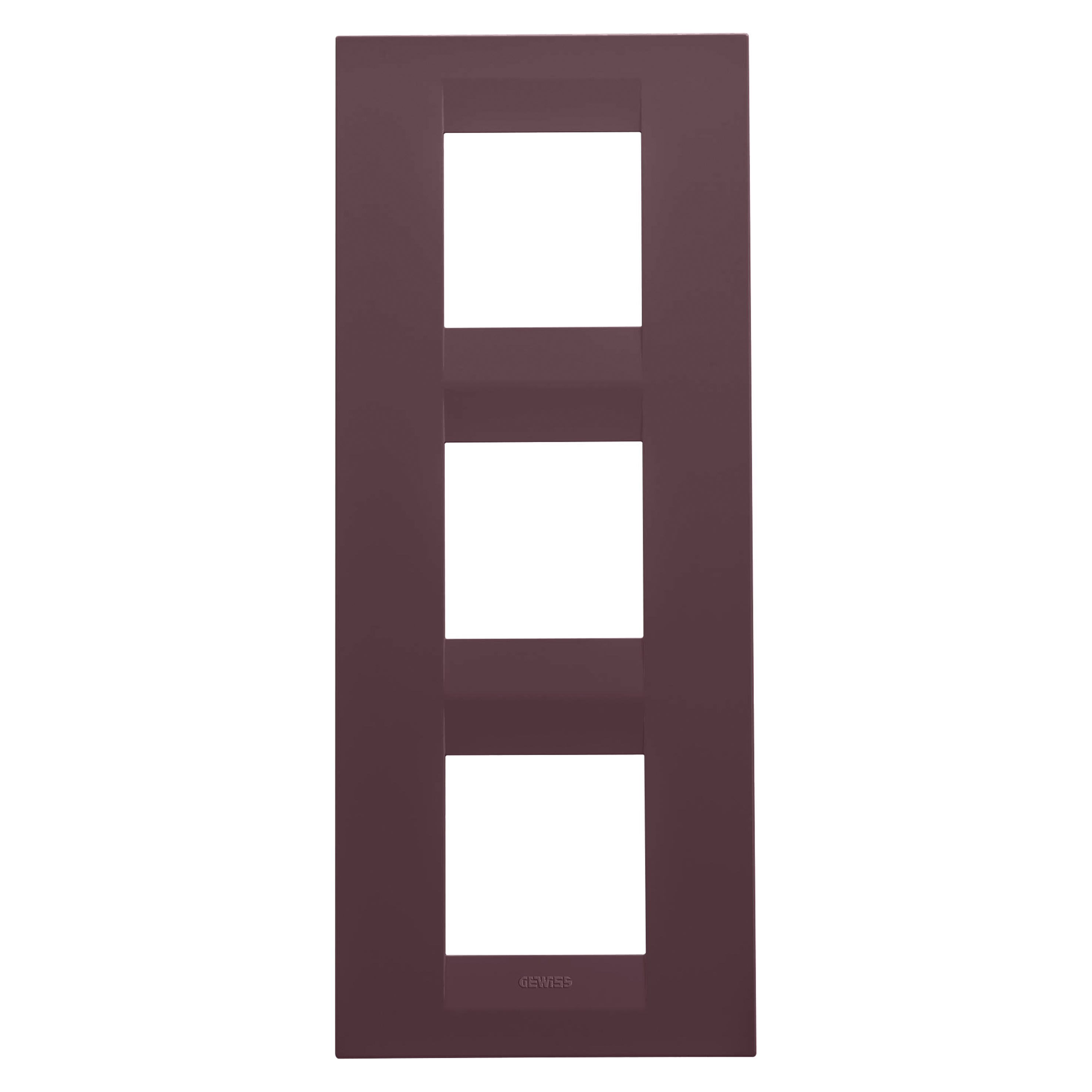 Gewiss - PLAQUE GEO 2+2+2P V ROUGE TOSCANE
