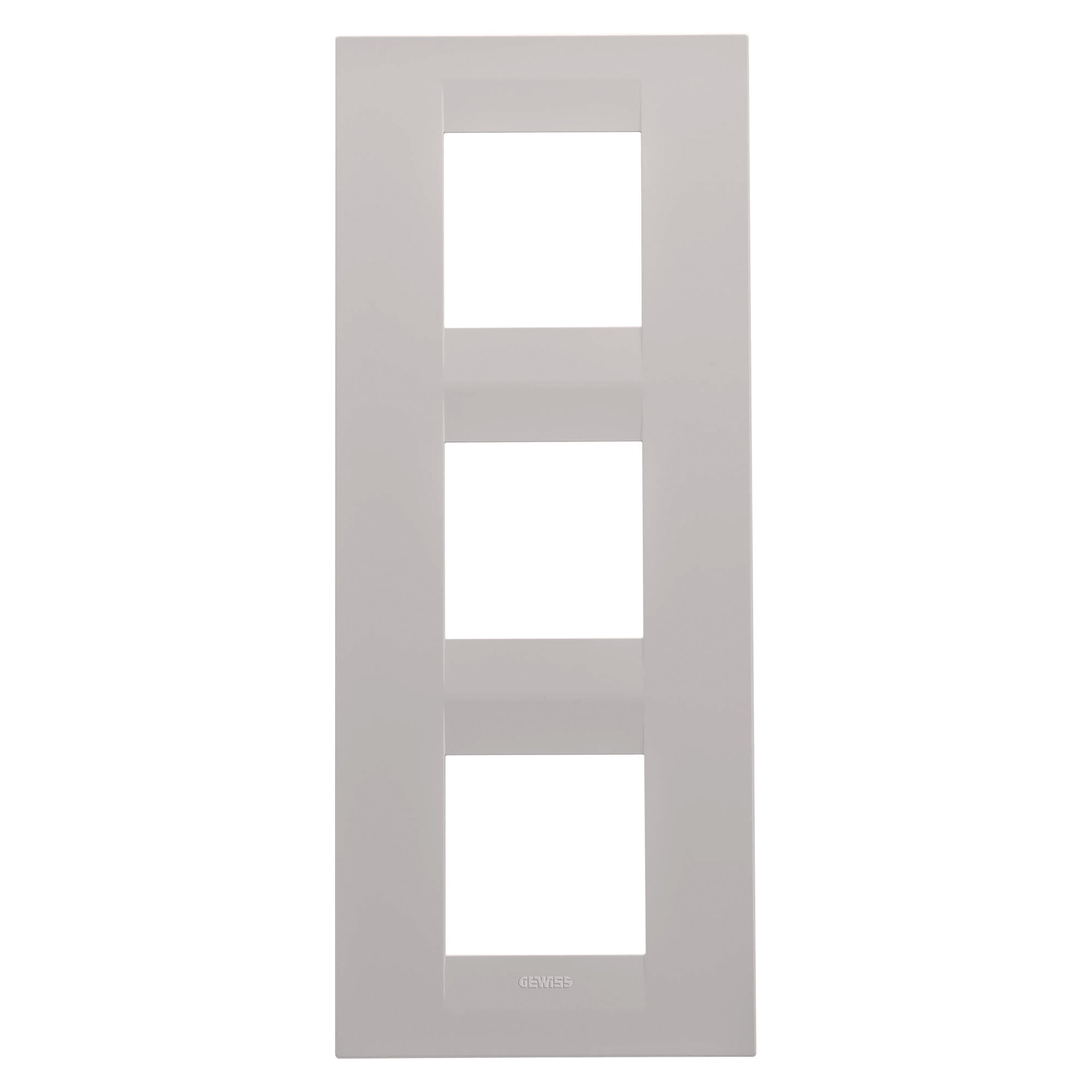 Gewiss - PLAQUE GEO 2+2+2P V BEIGE NATUREL