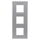 Gewiss - PLAQUE APPAREILLAGE GEO INT. 2+2+2P V TITANE - GW16427VT