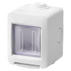 Gewiss - BOÎTIER AUTOPORTANT VIDE - STAGNO IP55 2 MODULES - GRIS RAL 7035 - CHORUS - GW16