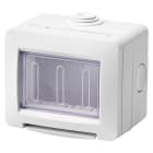 Gewiss - BOÎTIER AUTOPORTANT VIDE - STAGNO IP55 3 MODULES - GRIS RAL 7035 - CHORUS - GW16