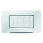 Gewiss - PLAQUE APPAREILLAGE ÉTANCHE 4P IP55 BL - GW16704TB