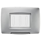 Gewiss - PLAQUE ÉTANCHE 4P IP55 TITANE
