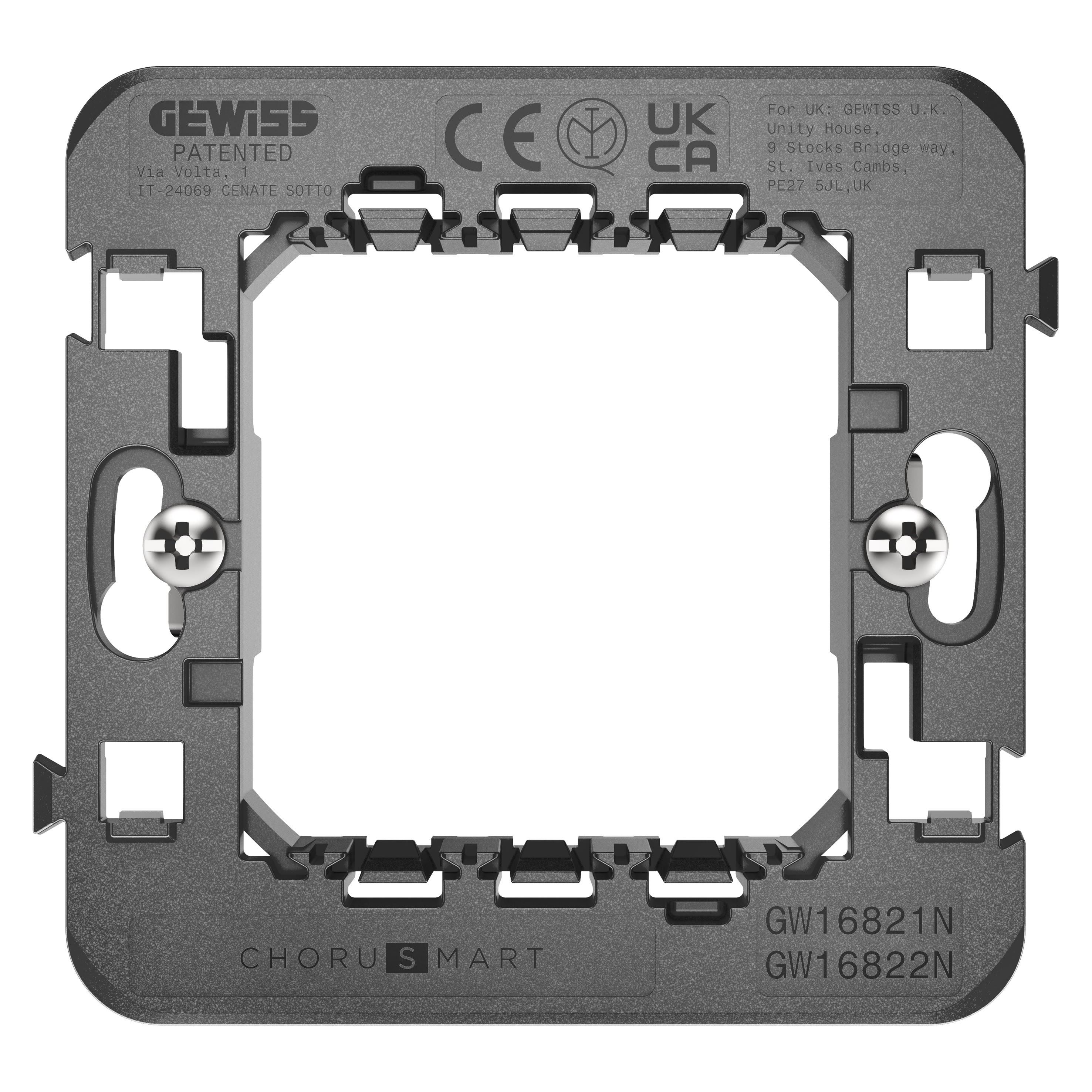 Gewiss - SUPPORT STD 2P A GRIFFES EGO SMART - GW16821N