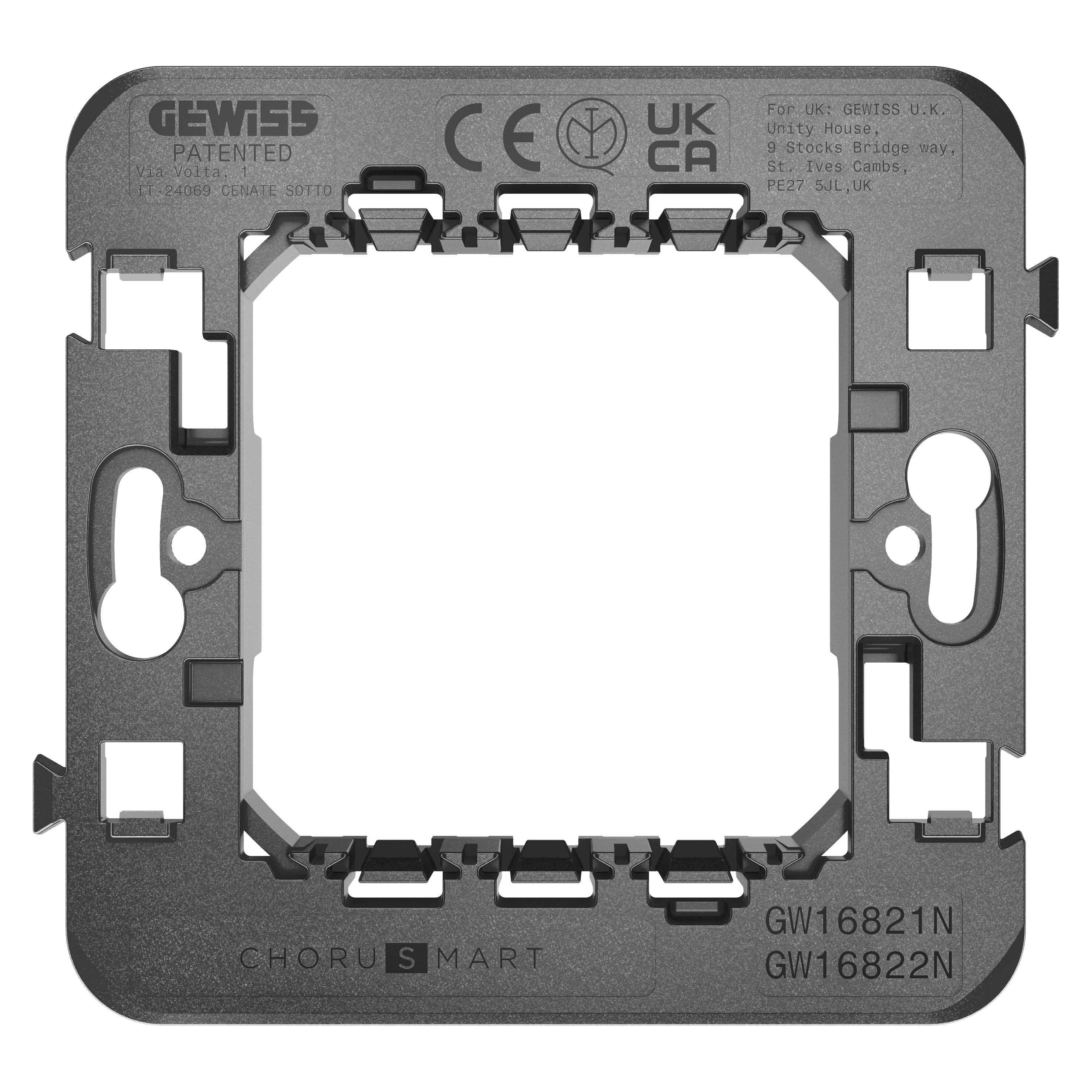 Gewiss - SUPPORT STD 2P A VIS EGO SMART - GW16822N
