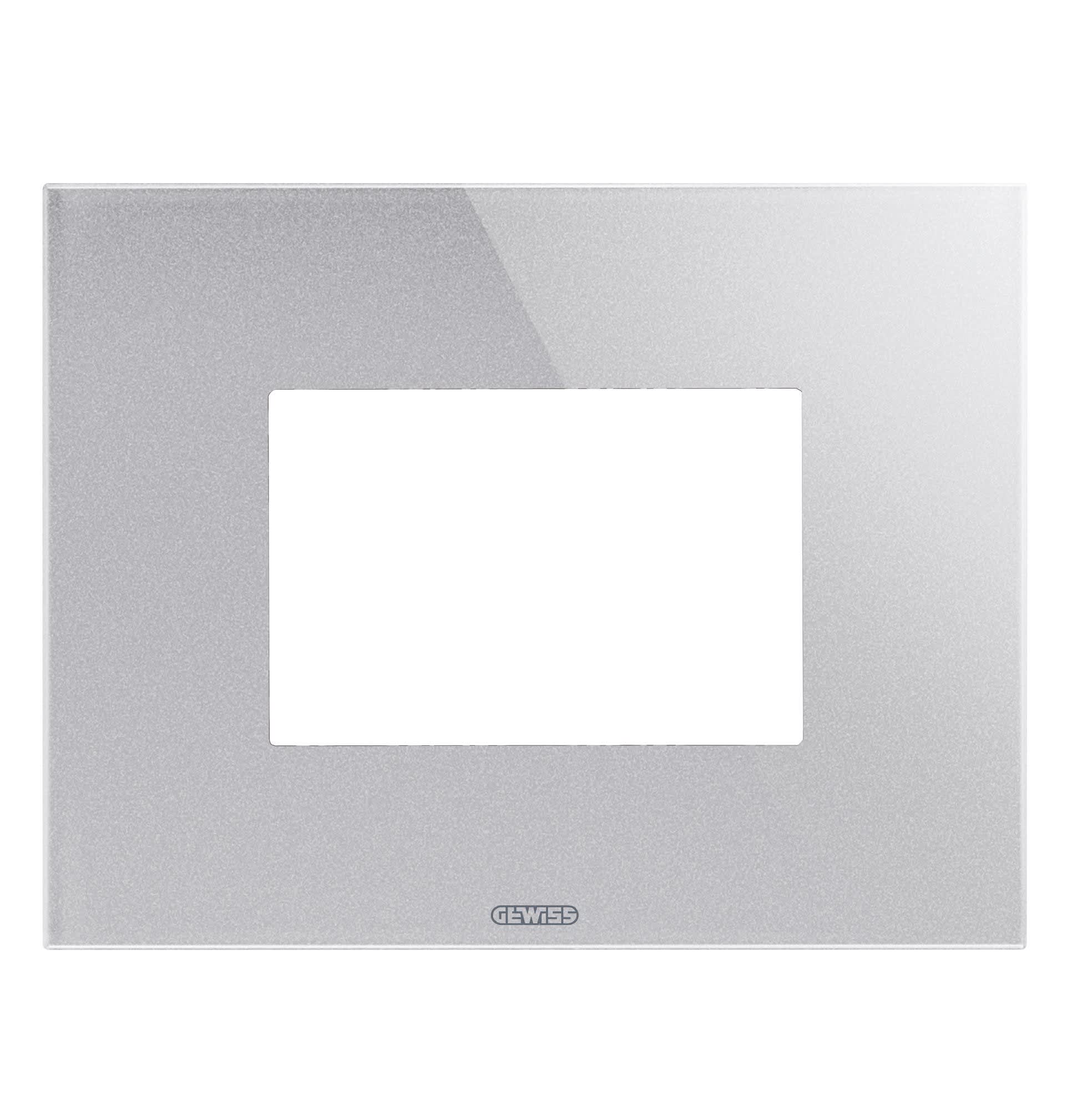 Gewiss - PLAQUE ICE 3P TITANE