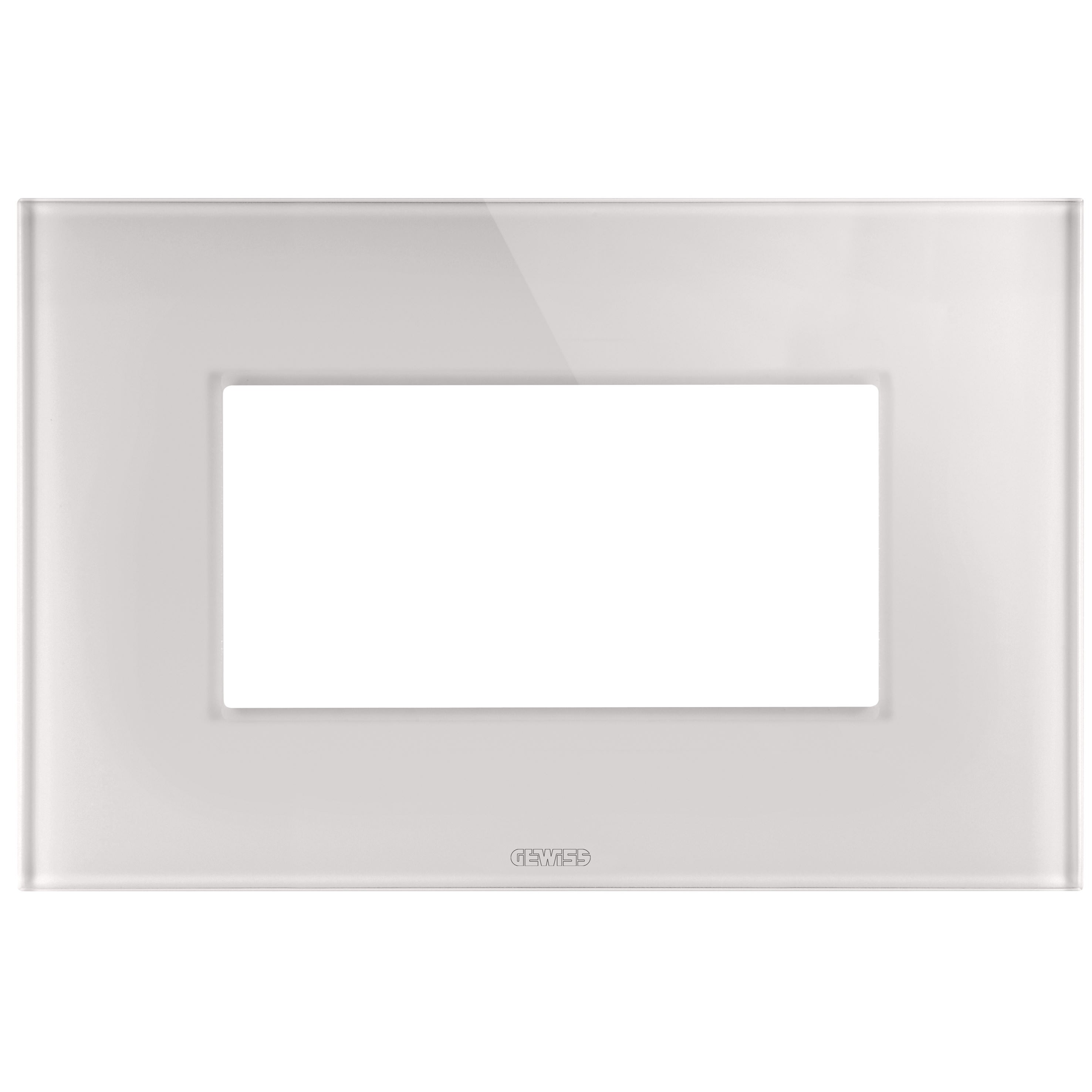 Gewiss - PLAQUE ICE 4P NATUREL BEIGE