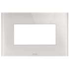 Gewiss - PLAQUE APPAREILLAGE ICE 4P NATUREL BEIGE - GW16904CL