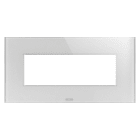 Gewiss - PLAQUE ICE 6P VERRE TITANE