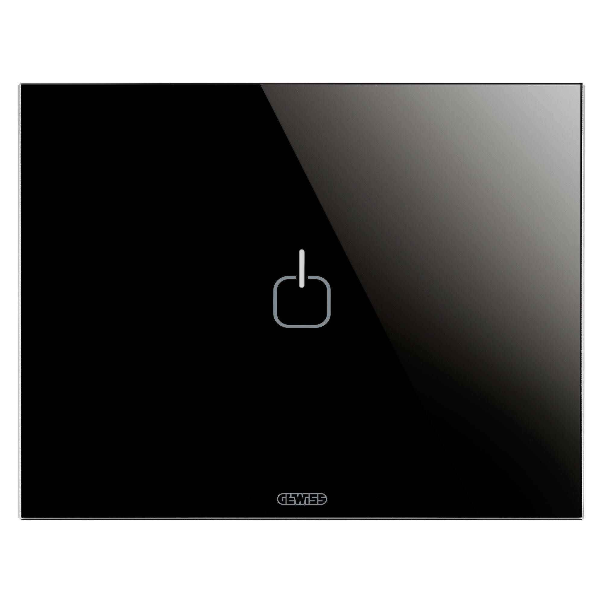 Gewiss - PLAQUE ICE TOUCH 3P NO 1 SYMB.