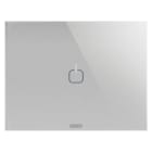 Gewiss - PLAQUE ICE TOUCH 3P TITANE 1 SYMB.