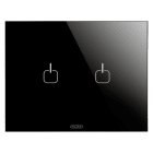 Gewiss - PLAQUE ICE TOUCH 3P NO 2 SYMB.