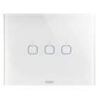 Gewiss - PLAQUE ICE TOUCH 3P BL 3 SYMB.