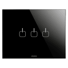 Gewiss - PLAQUE ICE TOUCH 3P NO 3 SYMB.