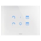Gewiss - PLAQUE TACT. ICE SYMB. INTER. VERRE BLNC