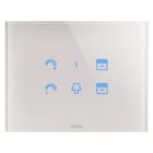 Gewiss - PLAQUE TACT. ICE SYMB. INTER. VERRE BEIG