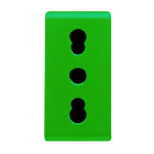Gewiss - PRISE 2P+T 16A BIV.ST.ITALIEN VERTE - GW20281
