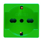 Gewiss - PRISE 2P+T 16A BIV.ST.ITALIEN/ALL.VERTE