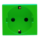 Gewiss - PRISE 2P+T 16A ST.ALLEMAND VERTE