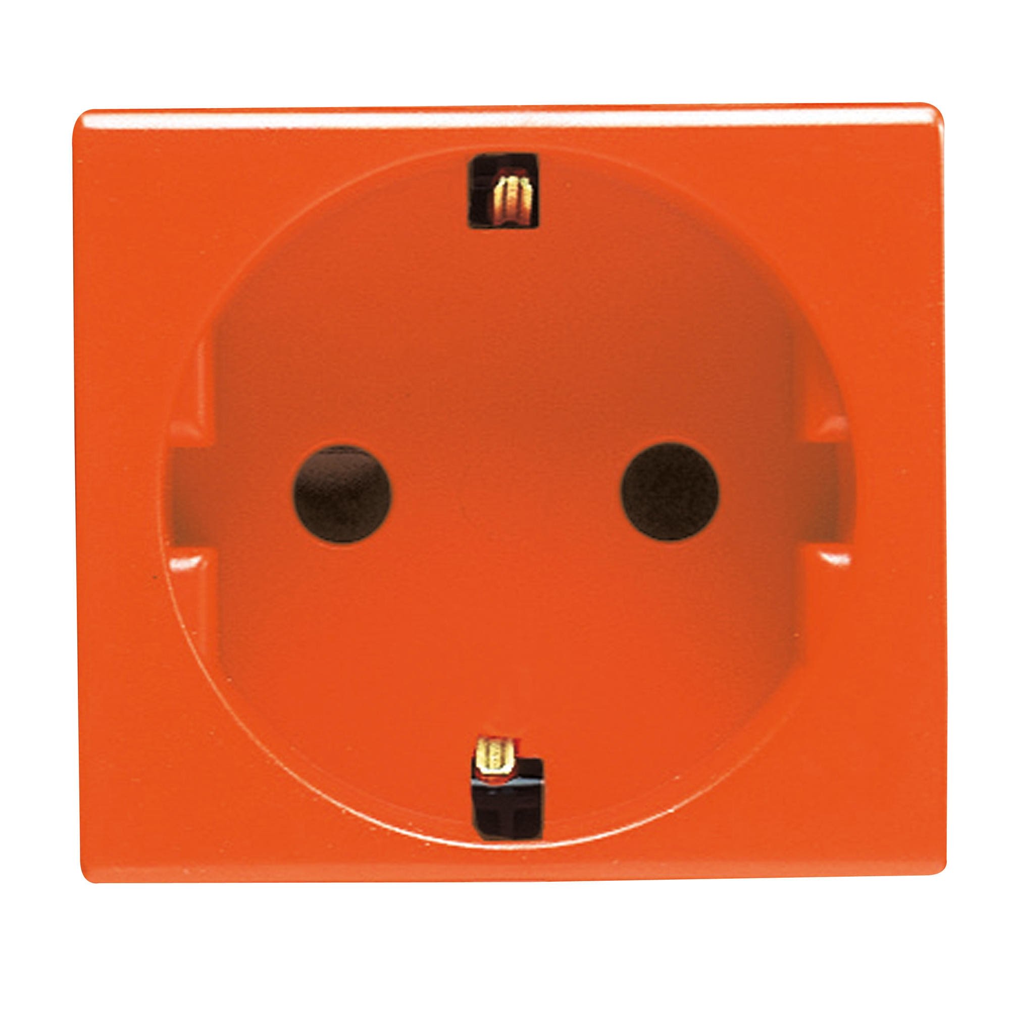 Gewiss - PRISE 2P+T 16A ST.ALLEMAND ORANGE - GW20288