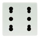 Gewiss - PRISE DOUBLE 2P+T 16A BIV.ST.ITA.SY/WT - GW20291