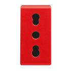 Gewiss - PRISE 2P+T 16A BIV.ST.ITALIEN ROUGE - GW20295