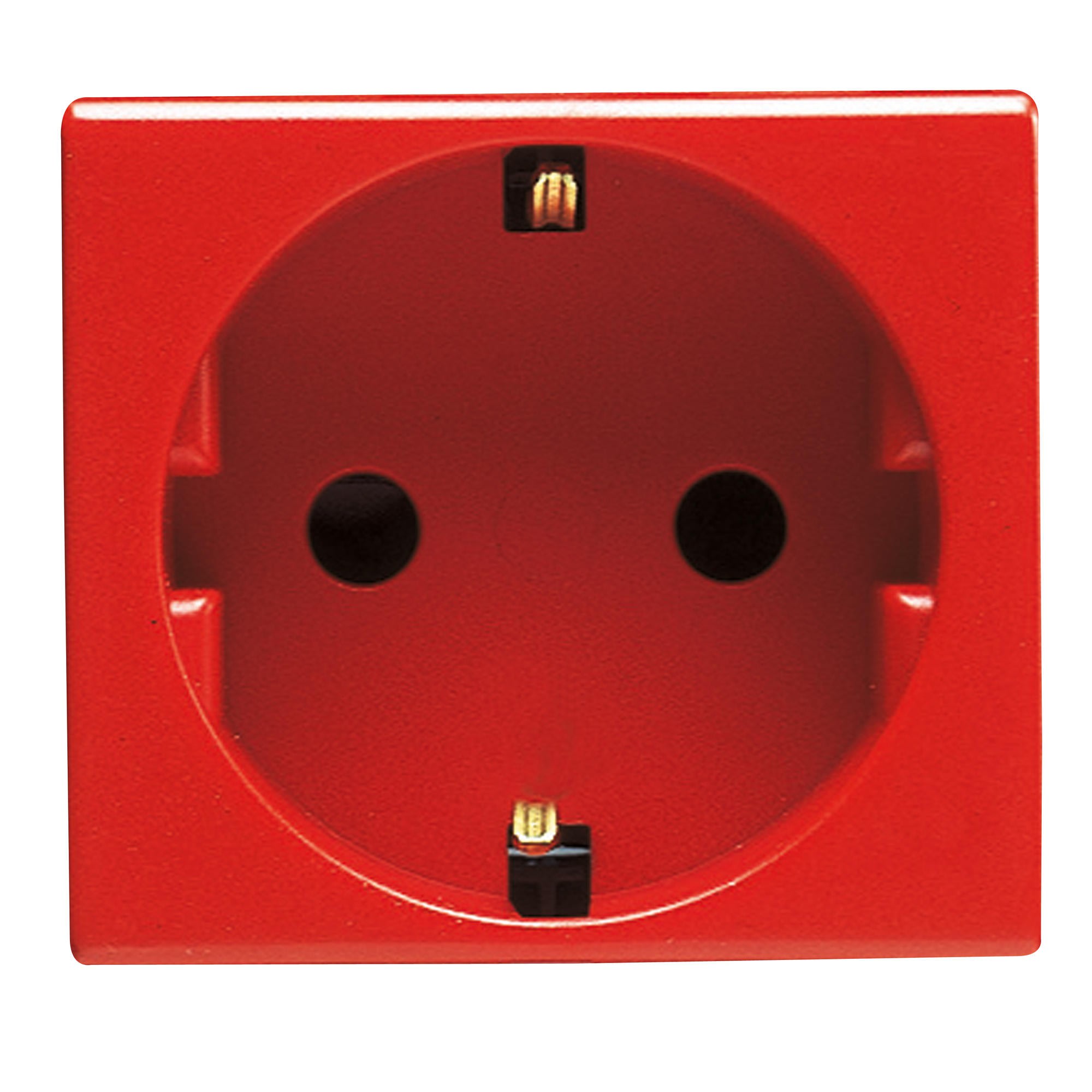 Gewiss - PRISE 2P+T 16A ST.ALLEMAND ROUGE