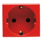 Gewiss - PRISE 2P+T 16A ST.ALLEMAND ROUGE