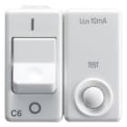 Gewiss - DIS.D.M.1P+N C6 IDN 10MA 230V 3KA SY/WT - GW20437