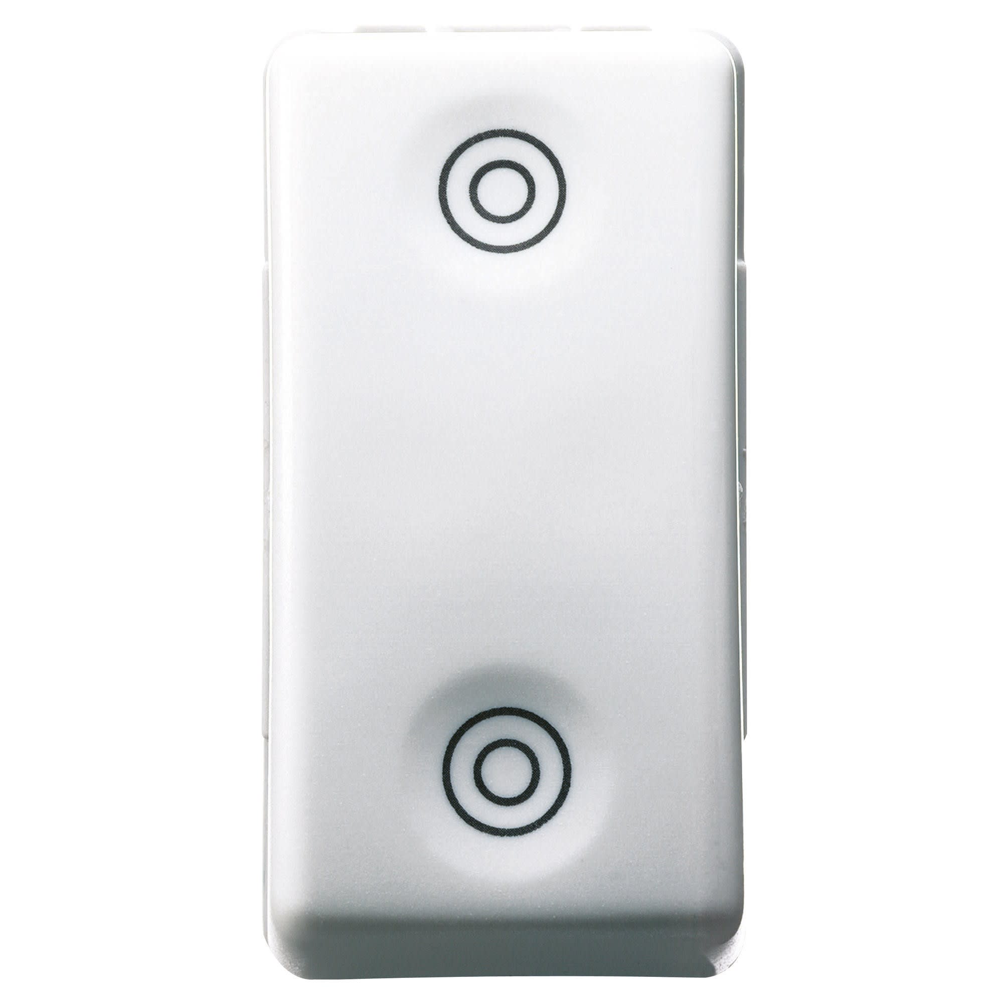 Gewiss - BOUTON-P.1P NO+NO 10A SY/WT