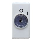 Gewiss - BOUTON-P.AVEC CLE' 1P 10A NO SY/WT