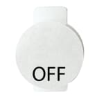 Gewiss - PLAQUETTE SIGNALÉTIQUE ILLUMINABLE ''OFF'' - GW20594