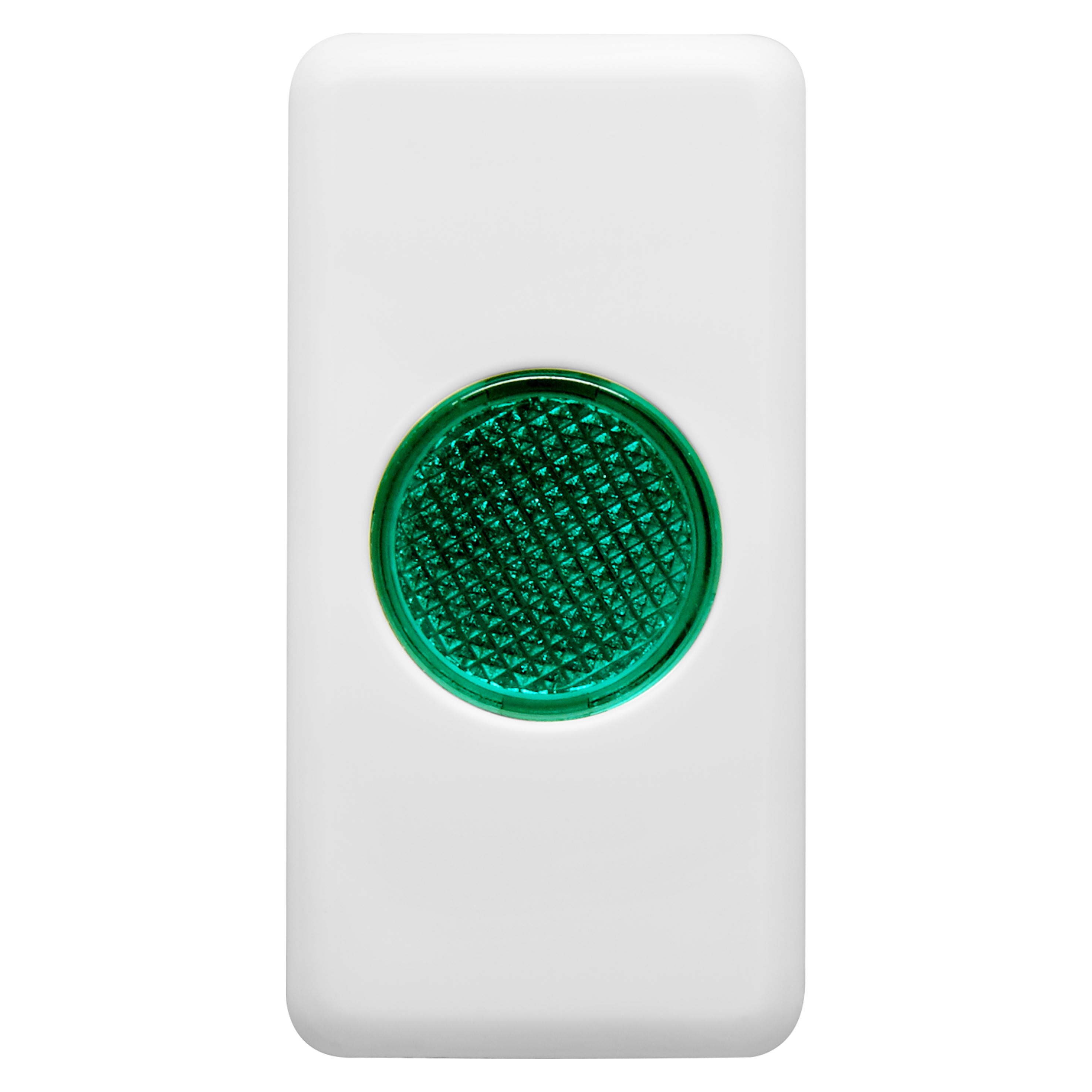 Gewiss - VOYANT PLAT DIFFUSEUR VERT SY/WT