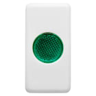 Gewiss - VOYANT PLAT DIFFUSEUR VERT SY/WT