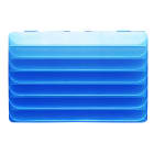 Gewiss - LAMPE BALISAGE AVEC DIFFUSEUR PLAT - 12/24V - BLEU - 3 MODULES-BL - SYSTEM - GW2