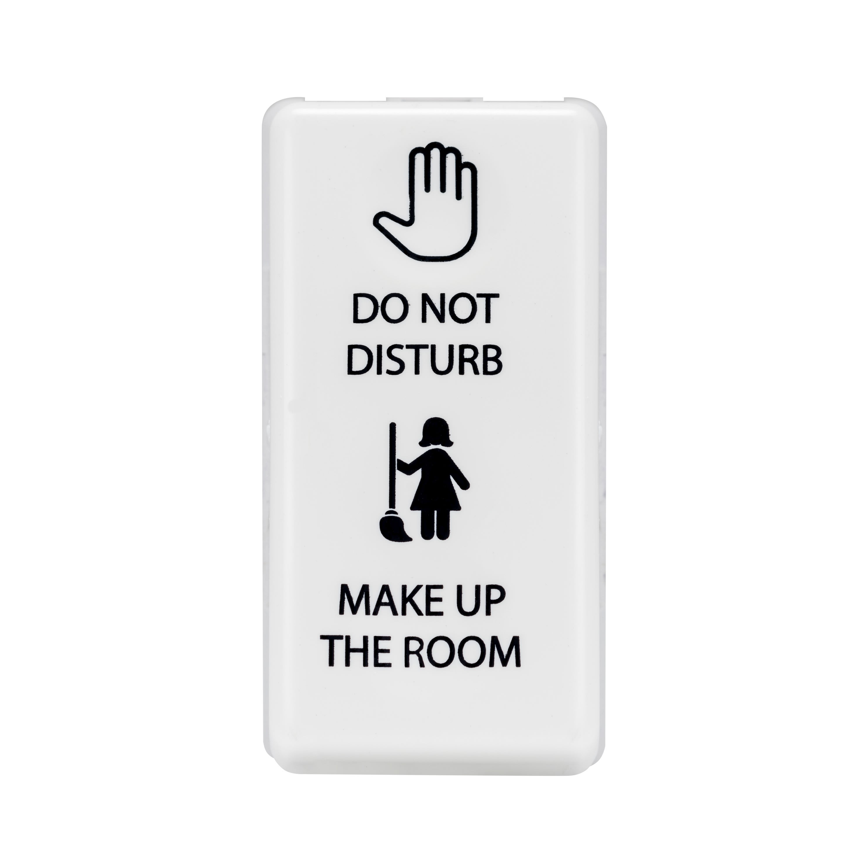 Gewiss - THREE-WAY SWITCH - 1P 10AX - NEUTRAL - DND+MUR - 1 MODULE - SYSTEM BL - GW20651