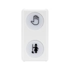 Gewiss - VOYANT DOUBLE 'DND+MUR' 1M 230V SY/BL - GW20656