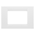 Gewiss - PLAQUE APPAREILLAGE 3 POS.BL NUAGE SYSTEM VIRNA - GW22103