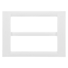 Gewiss - PLAQUE APPAREILLAGE 12 POS.BL NUAGE SYSTEM VIRNA - GW22108