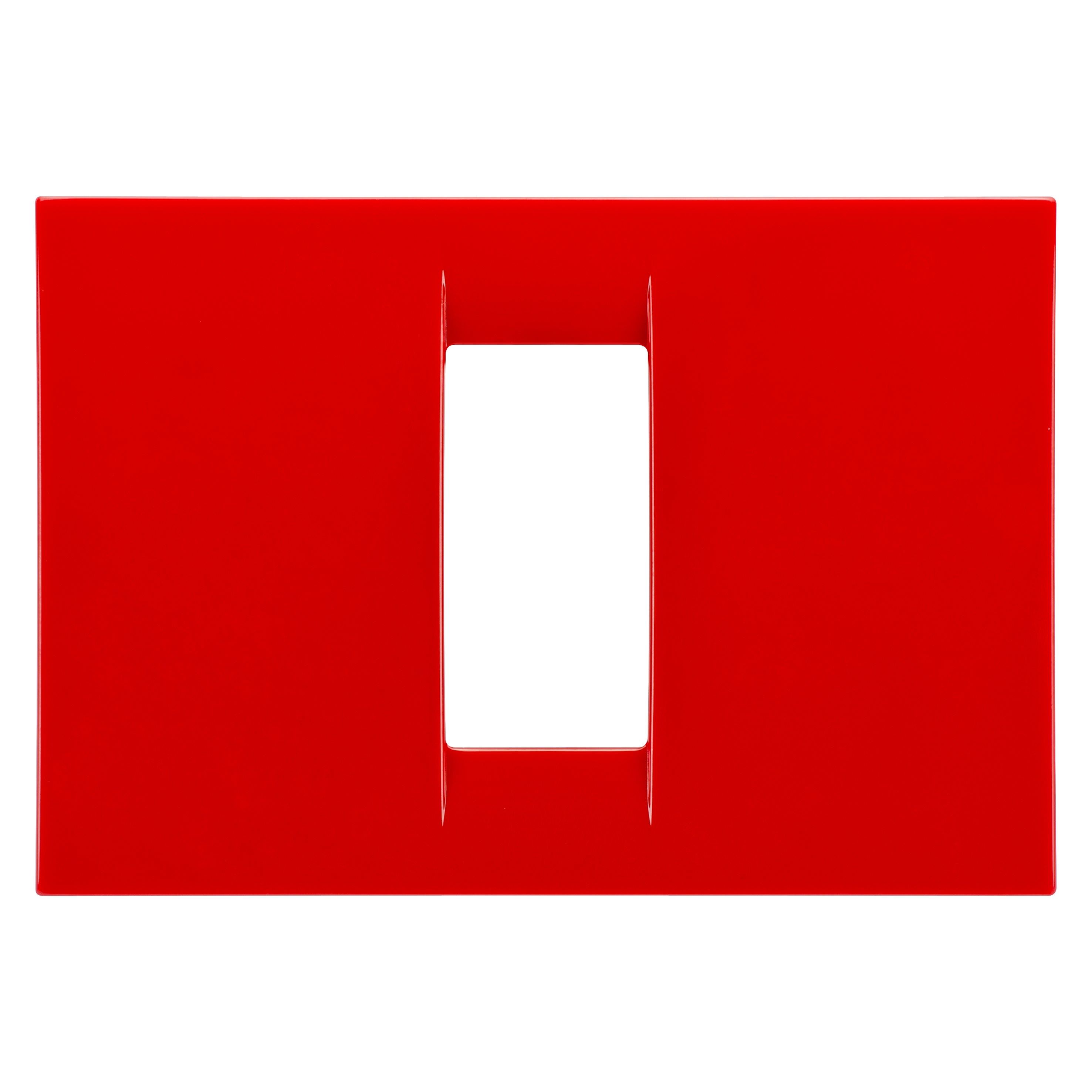 Gewiss - PLAQUE 1 POS.ROUGE GERANIUM SYSTEM VIRNA