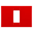 Gewiss - PLAQUE 1 POS.ROUGE GERANIUM SYSTEM VIRNA