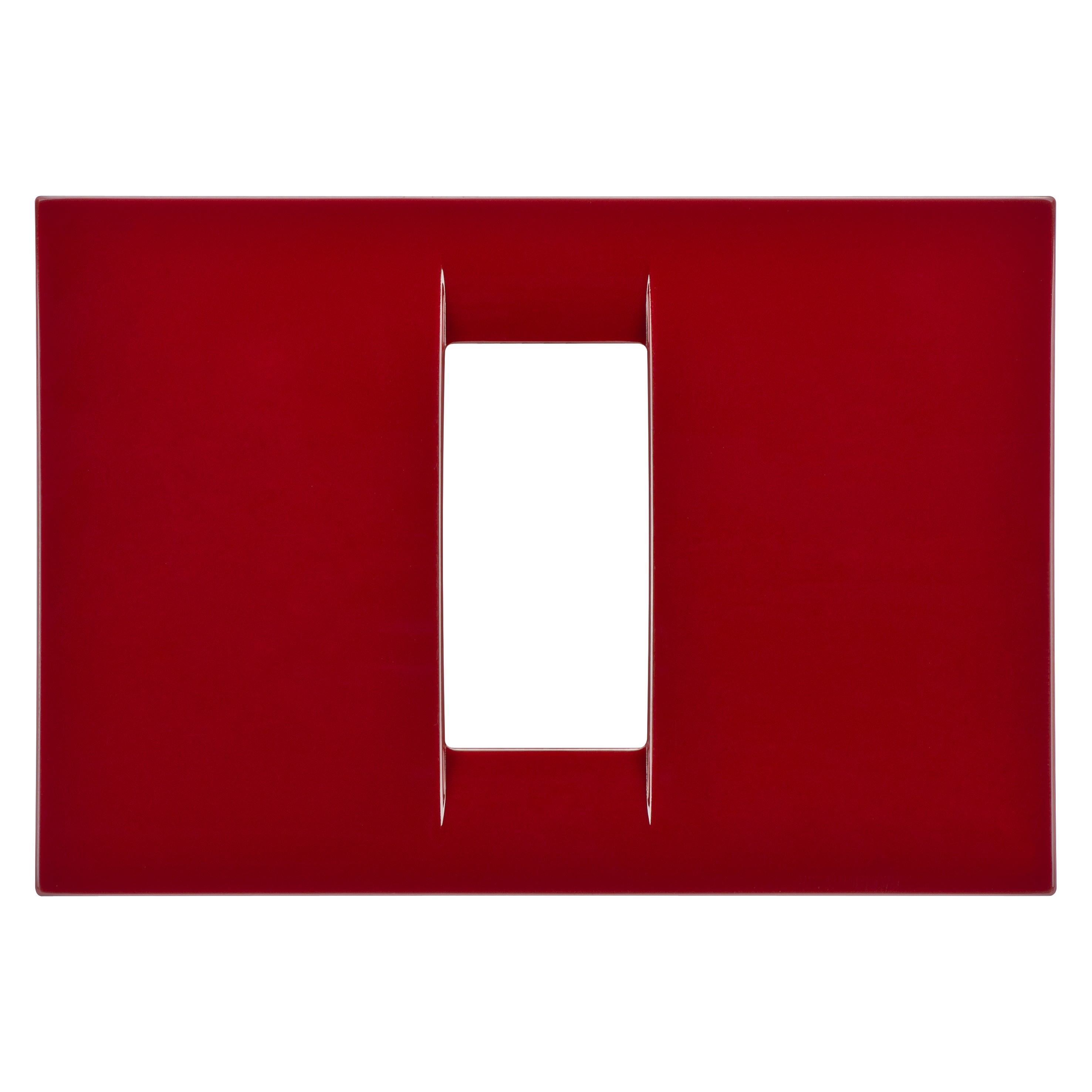 Gewiss - PLAQUE 1 POS.ROUGE BORDEAUX SYSTEM VIRNA