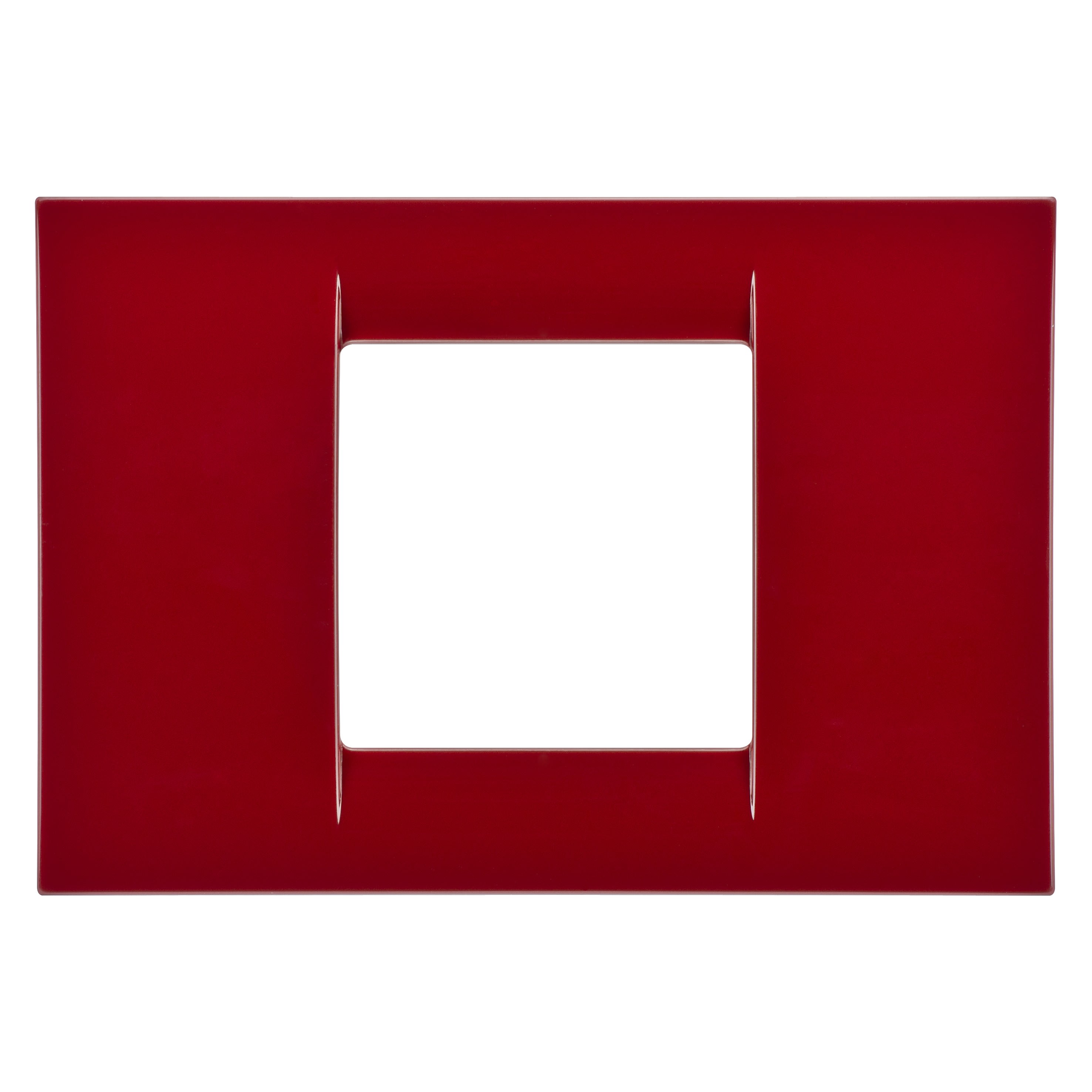 Gewiss - PLAQUE 2 POS.ROUGE BORDEAUX SYSTEM VIRNA