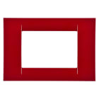 Gewiss - PLAQUE APPAREILLAGE 3 POS.ROUGE BORDEAUX SYSTEM VIRNA - GW22133