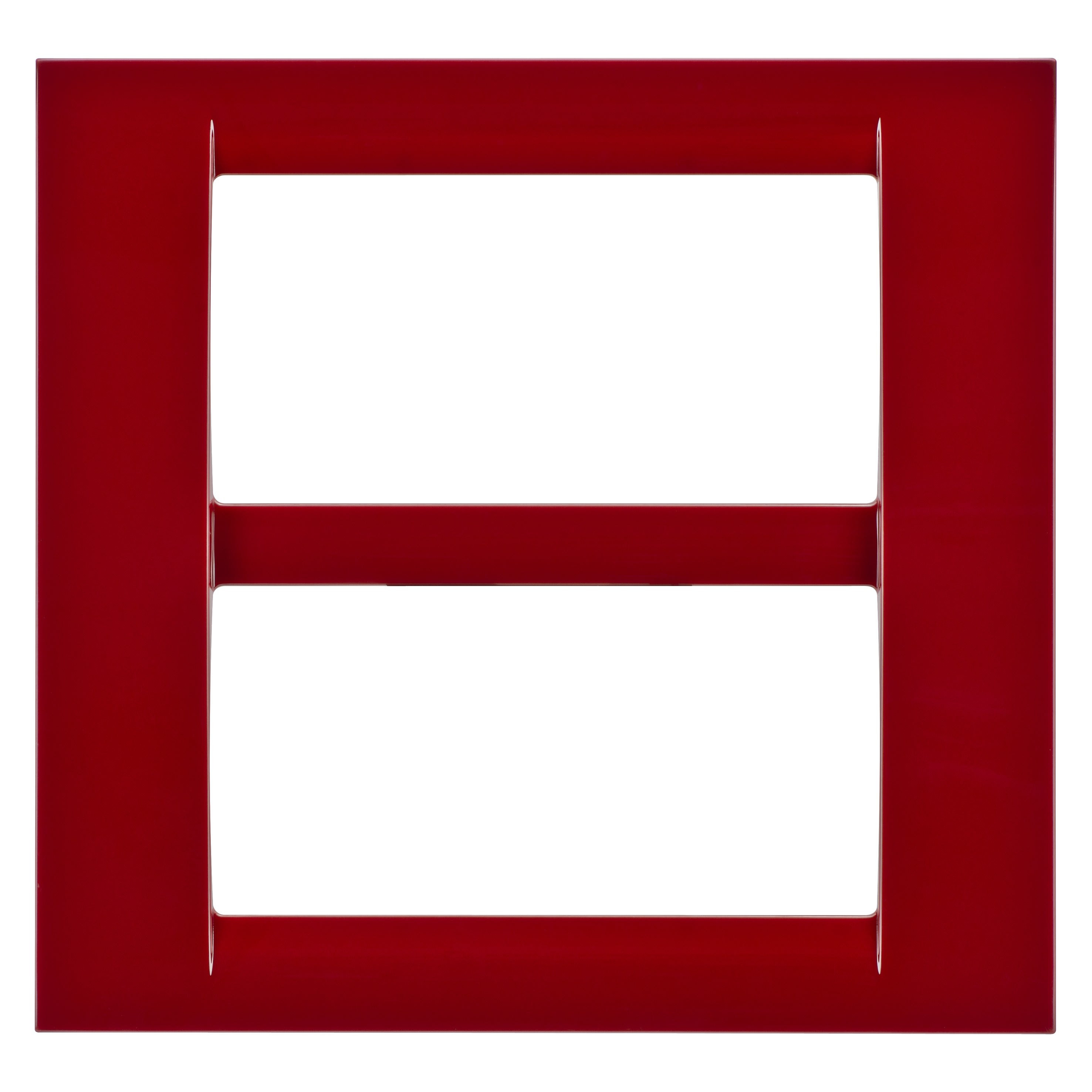 Gewiss - PLAQUE 8 POS.ROUGE BORDEAUX SYSTEM VIRNA