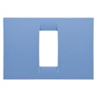 Gewiss - PLAQUE APPAREILLAGE 1 POS.BLEU CIEL SYSTEM VIRNA - GW22161