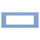 Gewiss - PLAQUE 6 POS.BLEU CIEL SYSTEM VIRNA