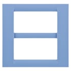 Gewiss - PLAQUE APPAREILLAGE 8 POS.BLEU CIEL SYSTEM VIRNA - GW22167