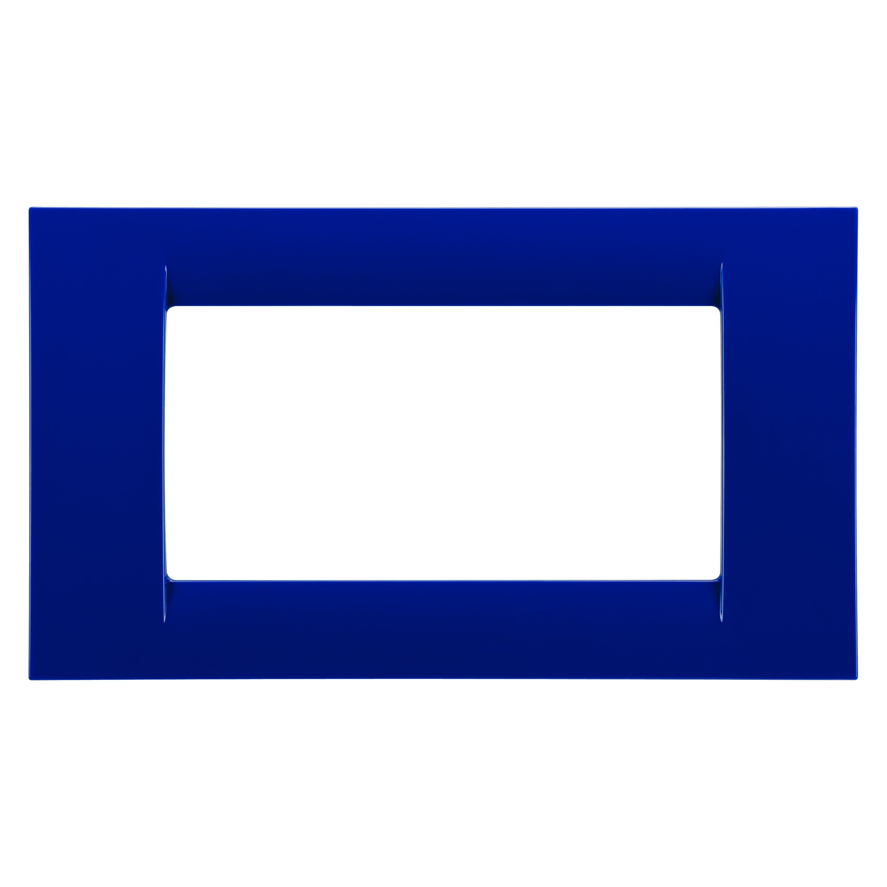 Gewiss - PLAQUE APPAREILLAGE 4 POS.BLEU JAZZ SYSTEM VIRNA - GW22174