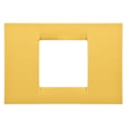 Gewiss - PLAQUE 2 POS.JAUNE MAIS SYSTEM VIRNA